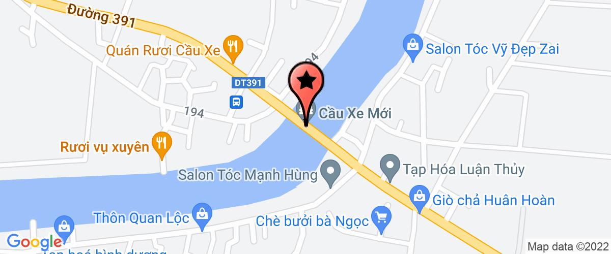 Map go to DV Duc Anh Restaurant And Transport Company Limited