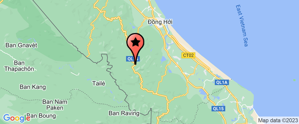 Map go to Phong LD- TB va XH Quang Ninh District