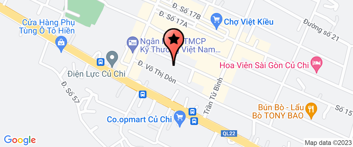 Map go to Ngoc Minh Chau Service Trading Construction Investment Company Limited