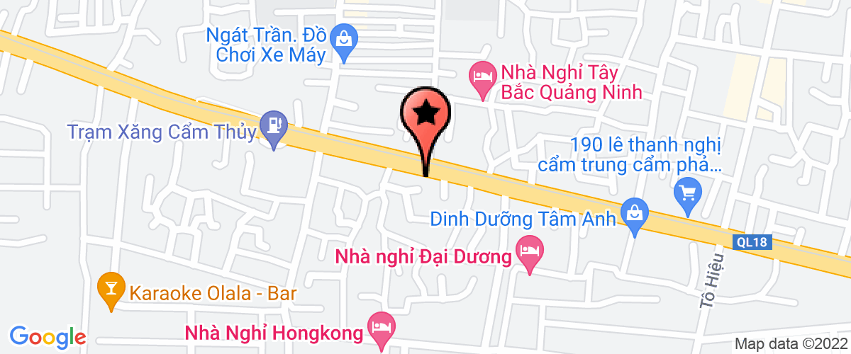 Map go to Dia Chat Dong Bac Joint Stock Company