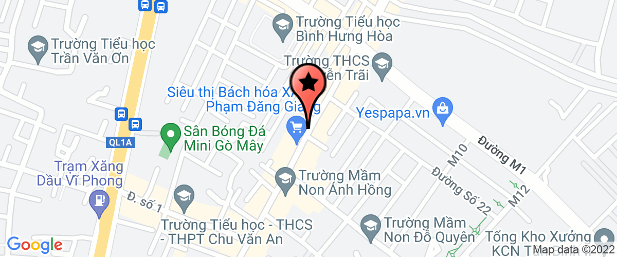 Map go to Tan Tin Phat Electronic Games Services Private Enterprise