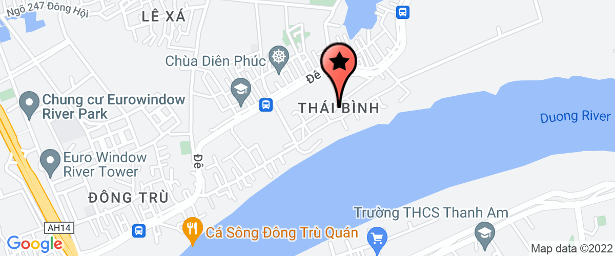 Bản đồ đến Công Ty TNHH Công Nghệ Môi Trường Xanh Thái Bình