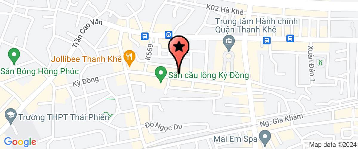 Map go to Van tai Khang Phuc Thinh Company Limited