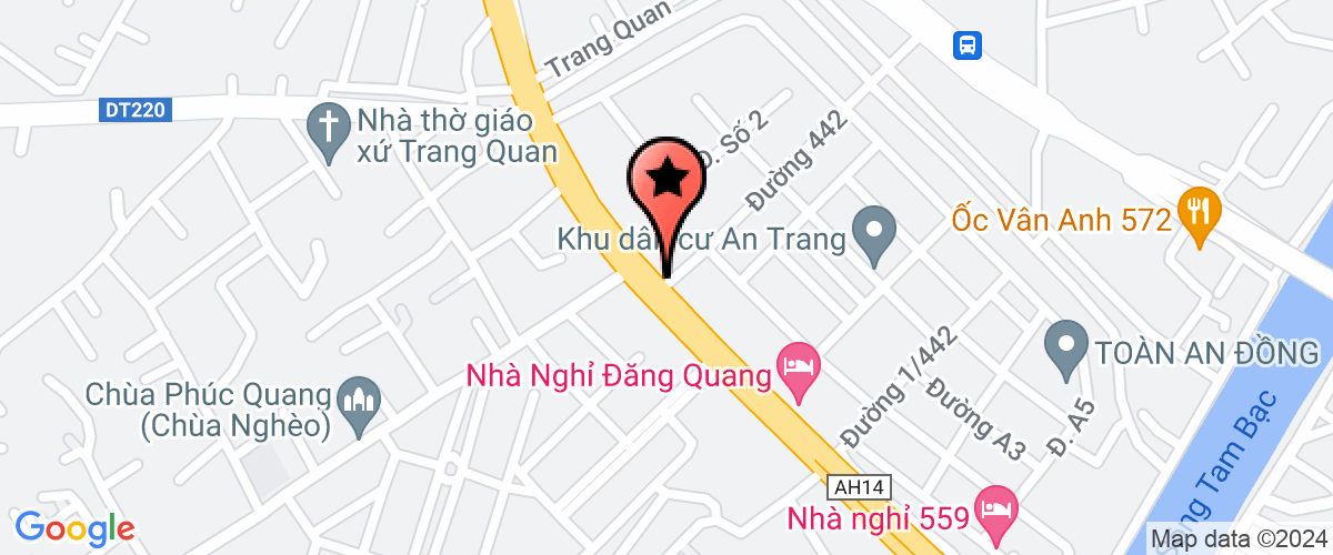 Map go to Le Minh Ngoc Trading Manufacture Company Limited