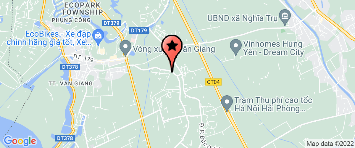 Map go to van tai Van Giang Co-operative