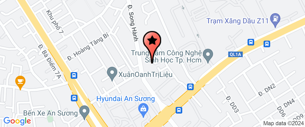 Bản đồ đến Công Ty TNHH Một Thành Viên Thái Anh Nguyễn