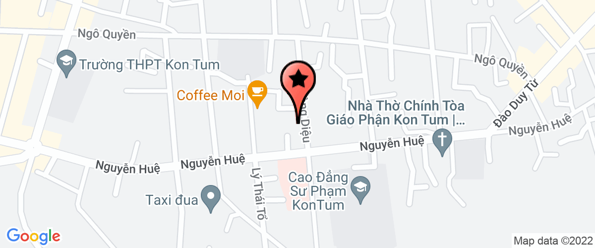Bản đồ đến Ban quản lý - Khai thác các công trình thuỷ lợi tỉnh Kon Tum
