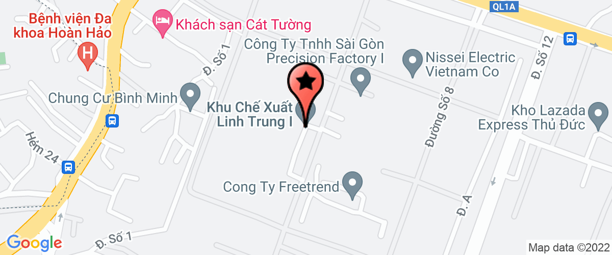 Map go to Thuy Dat Industry Company Limited