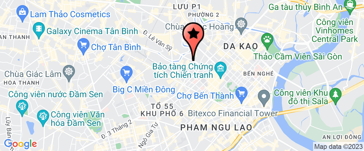 Bản đồ đến Công Ty TNHH Công Nghệ Mạng Sài Gòn