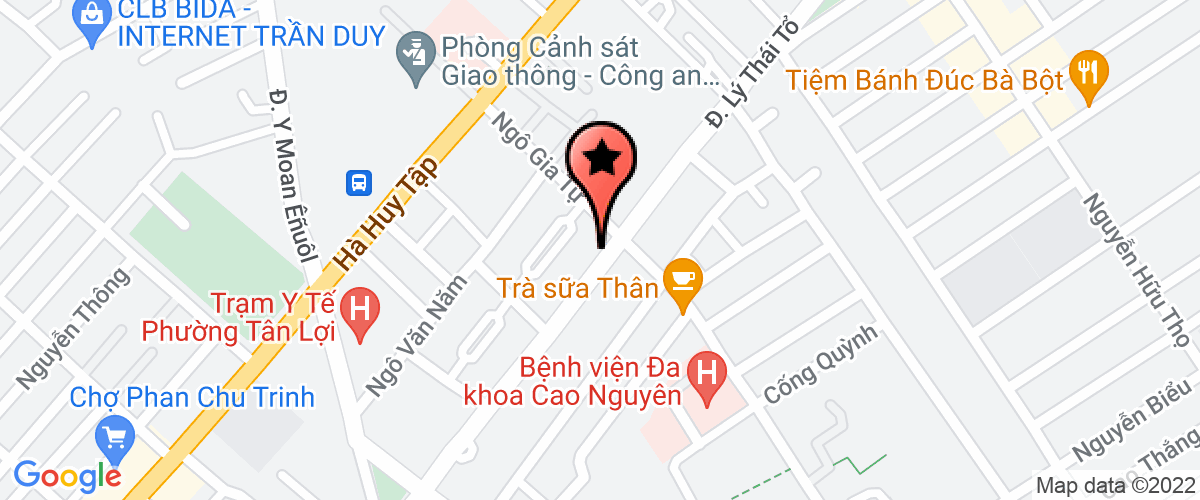 Map go to Ung Dung Tay Nguyen Art Company Limited