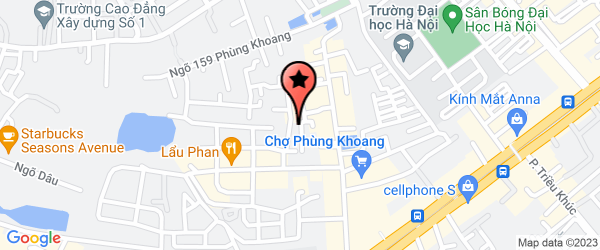 Map go to Phung Khoang Construction and Investment Company Limited