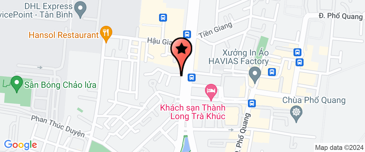 Map go to Tam Ngoc Development Trading Company Limited
