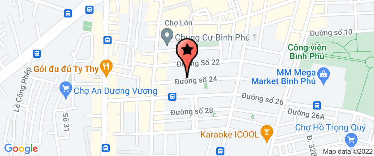Map go to Kim Dinh Service Trading Company Limited