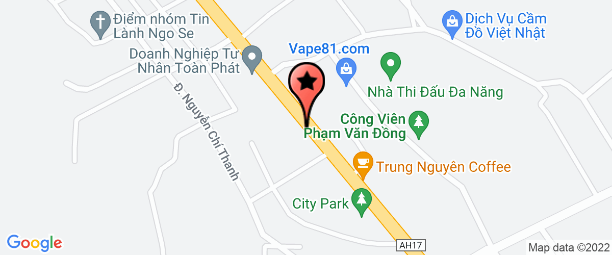 Map go to Chu Se Trading Joint Stock Company