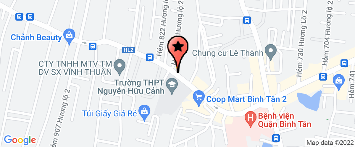 Bản đồ đến Công Ty TNHH May Thêu Hồng Đạt