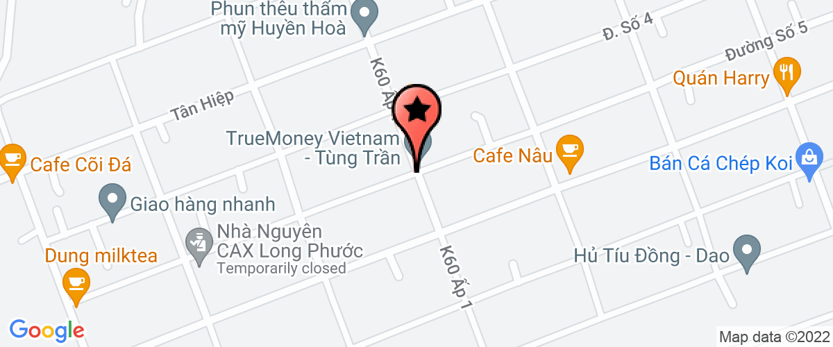 Map go to xep do hang hoa Quyet Tien Co-operative