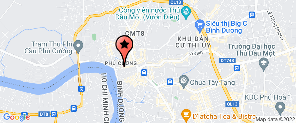 Map go to Nha may BenZ ( Ho Thi Kim Dung )