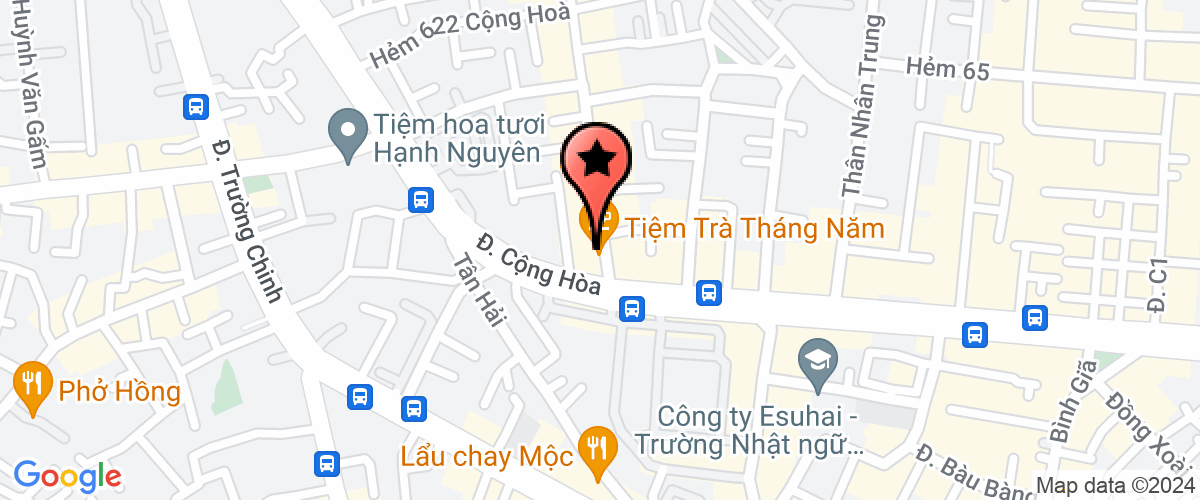 Map go to Sen Vang Printing Company Limited