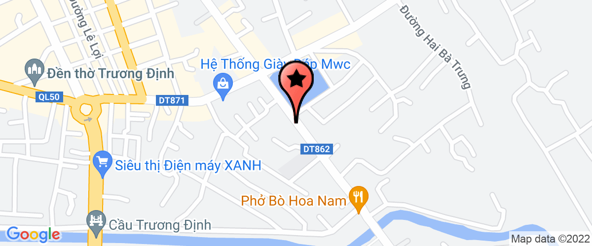 Map go to Tran Dat Go Cong Company Limited