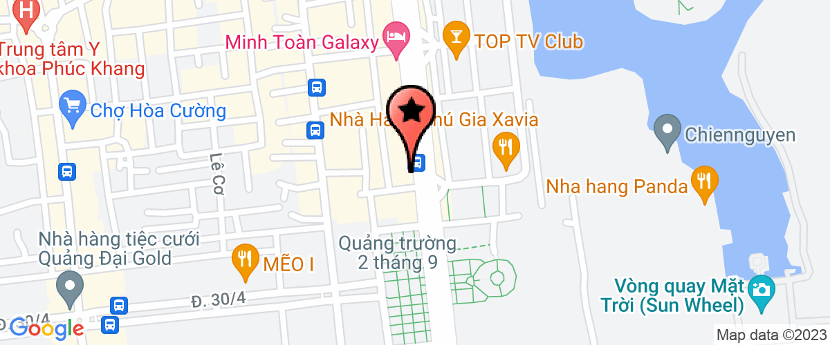Map go to co phan van tai Bien Da Nang Company