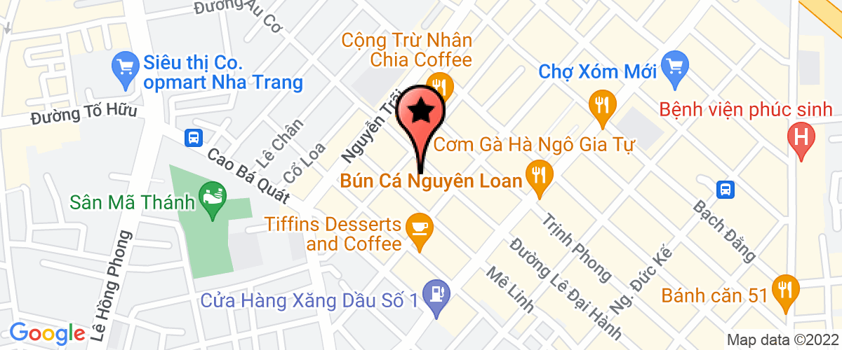 Map go to Bien Ngoc Services And Trading Company Limited