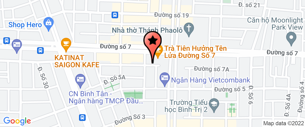 Map go to Hoang Thu Service Trading Company Limited