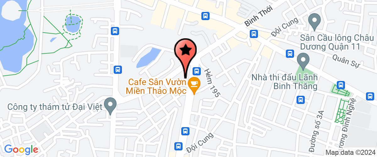 Map go to Hoa Thinh Phat Construction Trading Production Joint Stock Company