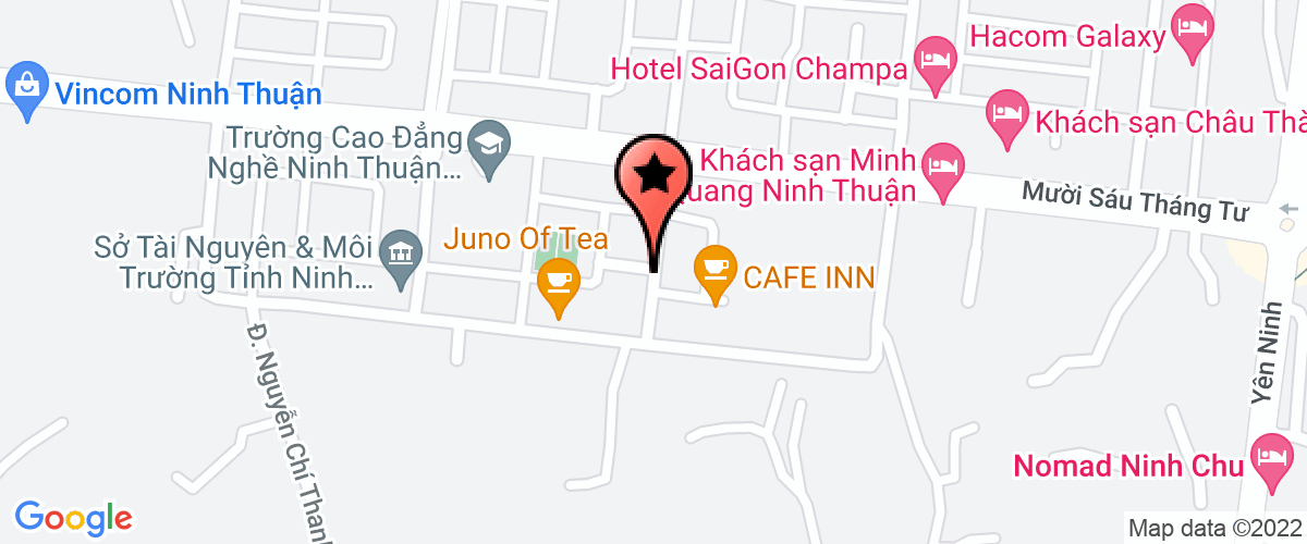 Map go to Thinh Hung Ninh Thuan Investment Company Limited