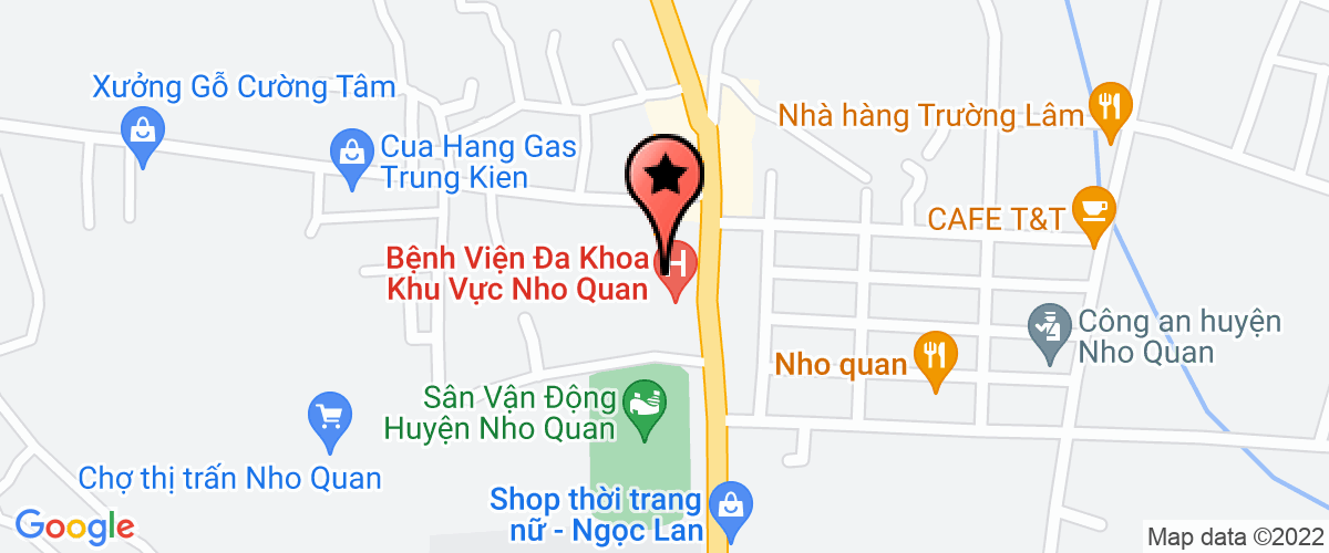 Map go to Nho Quan Garment Company Limited