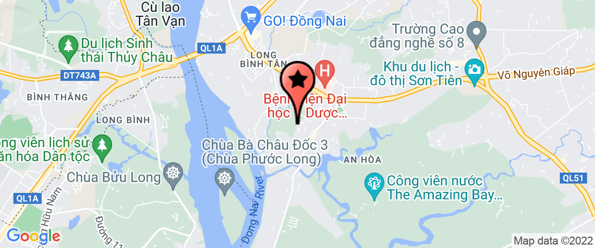 Bản đồ đến Công Ty TNHH Một Thành Viên Dịch Vụ Giải Trí Nguyễn Hòa