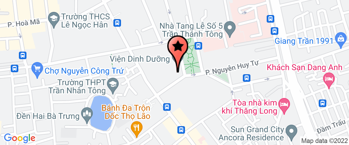 Map go to Vien dinh duong