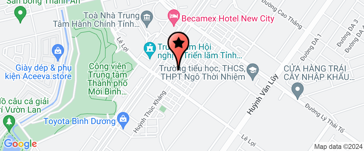 Bản đồ đến Công Ty TNHH Aquabio Thailand