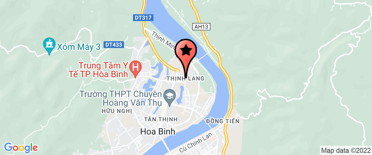 Map go to Cong An Hoa Binh Province