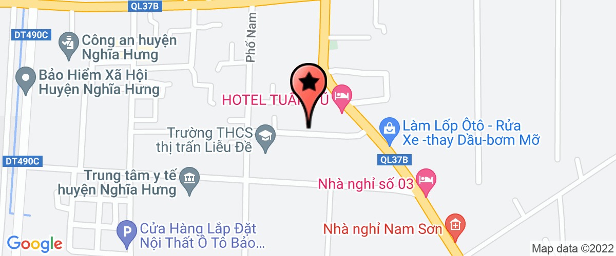 Map go to Nghia Hung Construction Consultant Joint Stock Company