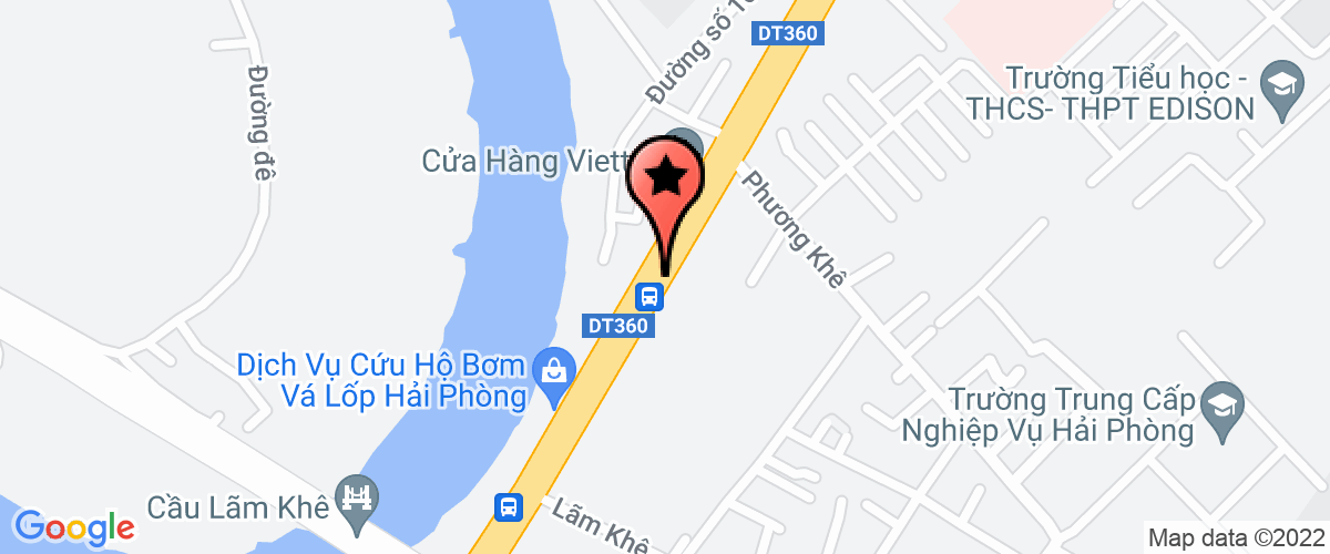 Map go to Vietsonic Hai Phong Engineering Electronics and Telecomunications Company Limited