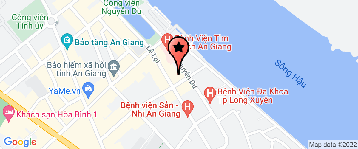 Map go to Bao hiem xa hoi Long Xuyen City