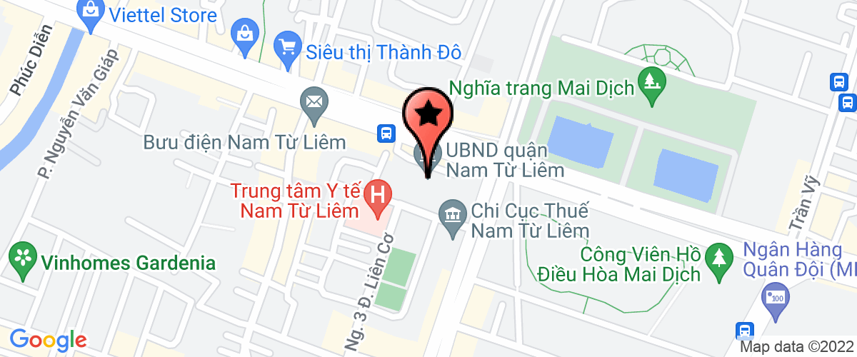 Bản đồ đến Công Ty TNHH Thương Mại North Bay Hà Nội Việt Nam