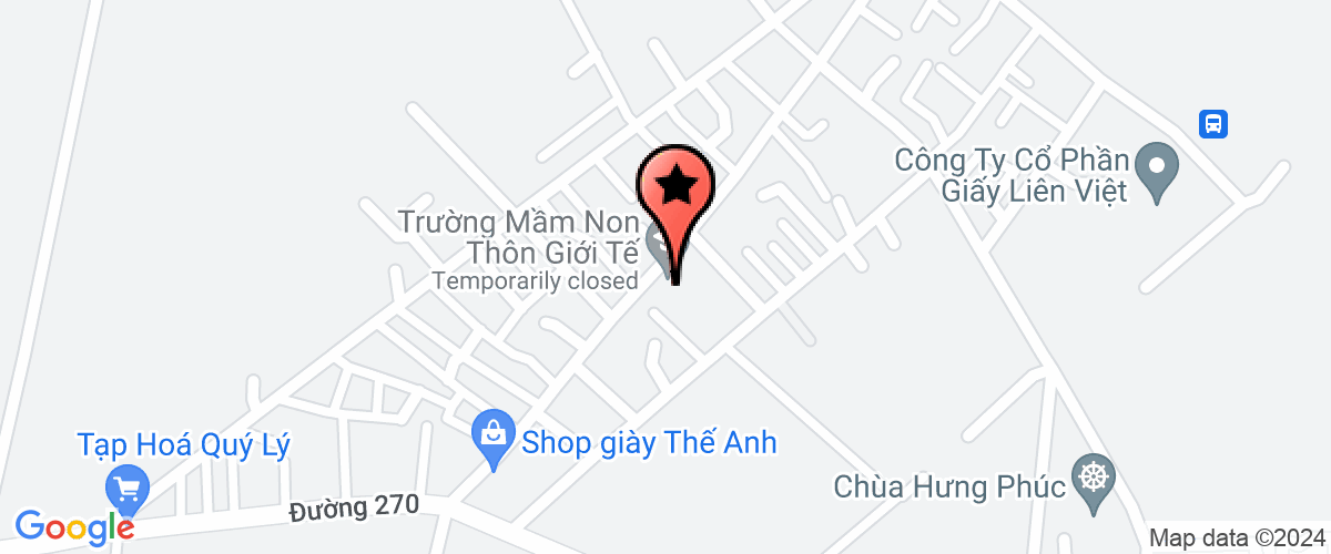 Map go to Hoa Cay Canh Gioi Te Company Limited