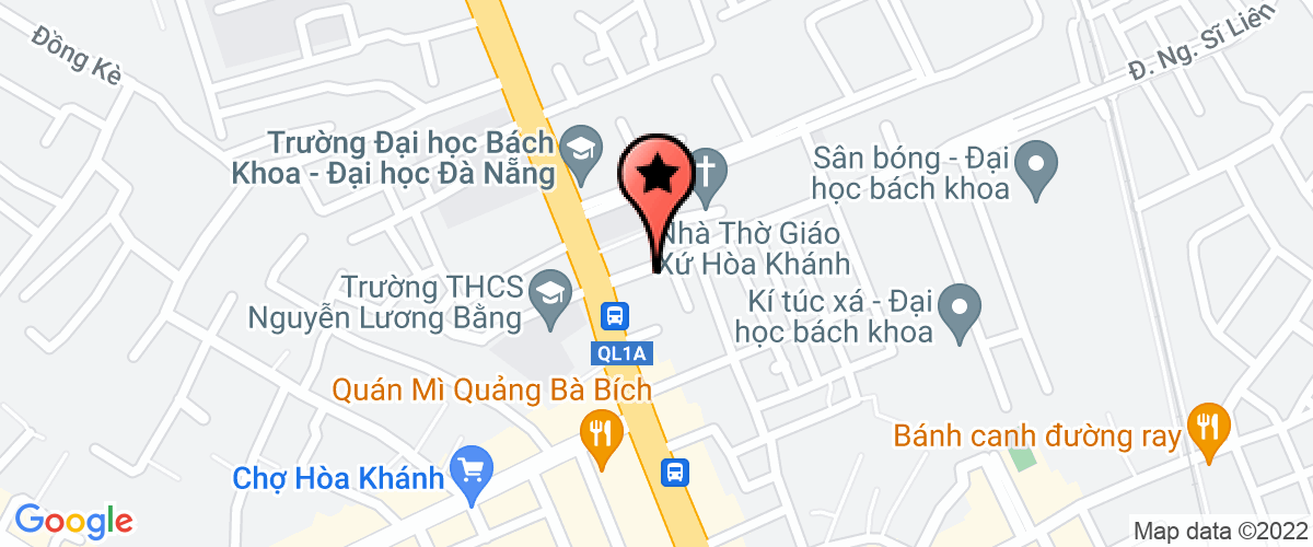 Bản đồ đến Công ty TNHH YURI ABC Đà Nẵng