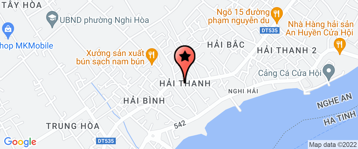 Map go to Tieu Doan hon hop Dao Mat - Bo Chi huy Quan su Nghe An Province