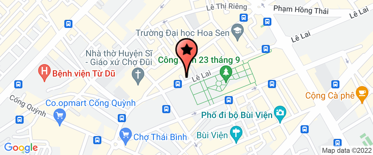 Bản đồ đến Công Ty TNHH Thương Mại Xuất Nhập Khẩu Lâm Thành