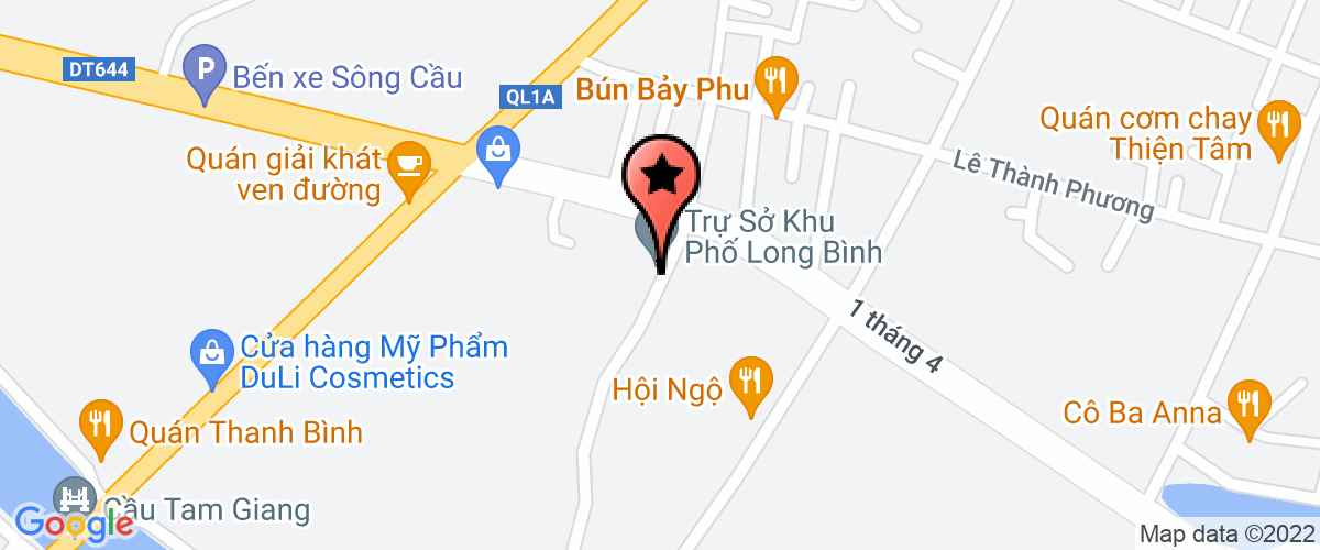 Map go to Phu Yen Import Export Joint Stock Company