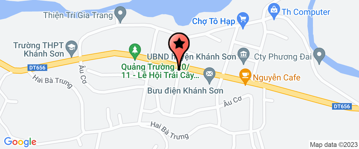 Map go to Phong giao dich Ngan hang chinh sach xa hoi Khanh Son