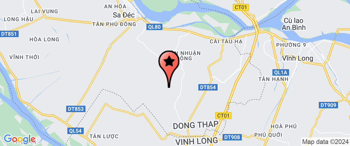 Bản đồ đến Công Ty TNHH Liên Doanh Austfeed Mekong