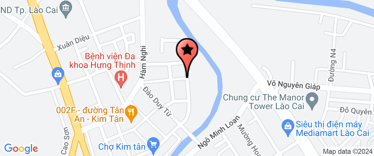 Map go to Dan Dung Nha Dep Construction Company Limited
