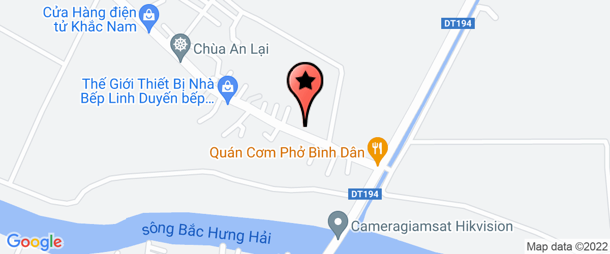 Bản đồ đến Công Ty TNHH Thương Mại Và Dịch Vụ Môi Trường Hàn Việt