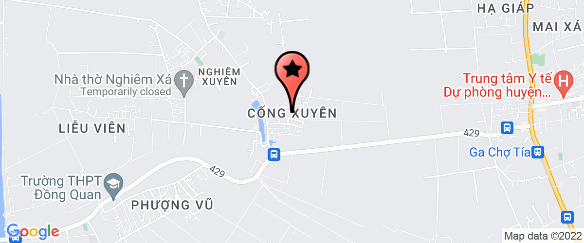 Map go to Tuan Phuc XNK Company Limited