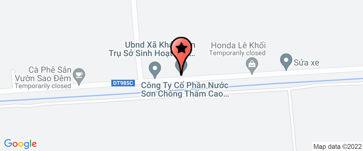Map go to Tuan Huong Petroleum Private Enterprise