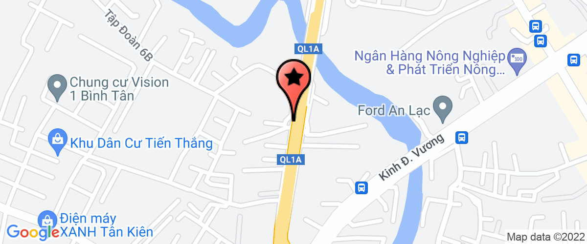 Map go to Branch of Ho Chi Minh City Khu Thanh Thanh Cong Industry Joint Stock Company
