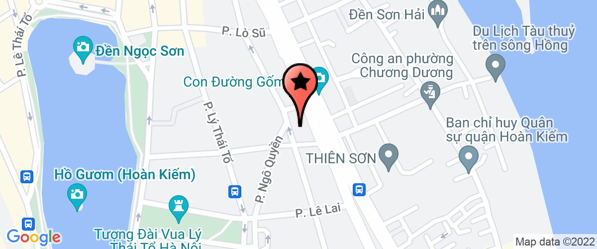 Map go to Van phong ban ve hang hang khong ALL NIPPON AIRWAYS CO. LTD. tai VietNam